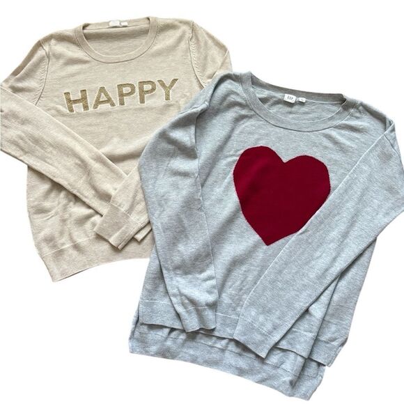 SET OF 2 GAP SWEATERS - Picture 1 of 5